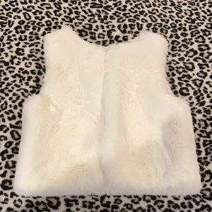 Faux Fur Vest Size 5/6 Girl